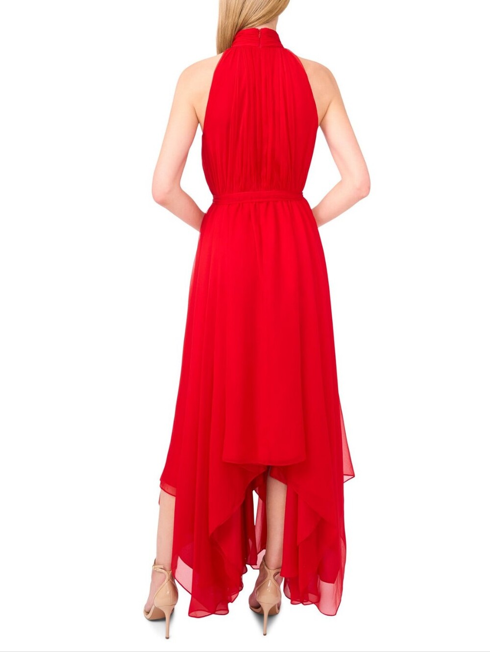 NWOT TED BAKER | $275 Handkerchief Hem Midi Dress - Picture 3 of 3